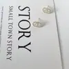 Pendientes de Letra de Circonita Estilo Coreano para Mujer, Diseño de Nicho, Lujo Ligero de Alta Gama, Pendientes de Moda, Accesorios Versátiles