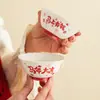 Tazas de té de cerámica del fabricante, Regalos de Año Nuevo del Año del Caballo, Recuerdos de Fiesta Anual, Regalos de Cumpleaños, Regalos para Mejores Amigos
