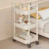 Carrito Pequeño Estante de Almacenamiento Sala de Estar Estante de Almacenamiento de Snacks y Juguetes Multicapa Estantería Pequeña Multifuncional Estante de Almacenamiento de Libros de Texto