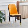 T9J5 Venta al por mayor Taburete Simple Moderno Lujo Ligero con Respaldo Mesa de Comedor para el Hogar Silla de Comedor Silla de Ocio Negociación Silla de Hotel Cómoda
