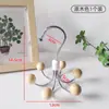 Gancho Giratorio de Seis Garras para Uso Doméstico, Colgador Multifuncional para Bolsas, Gancho para Ropa Interior, Tirantes, Ropa y Sombreros para Almacenamiento en Dormitorios