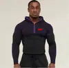 Ropa Popular Transfronteriza Youngla para Hombre con Protección Solar, con Capucha y Media Cremallera para Deportes y Actividades al Aire Libre