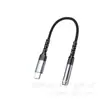 Cable Adaptador Trenzado Adecuado para Auriculares Apple 16 Xiaomi Samsung Google Oneplus iPad a Adaptador de 3.5mm