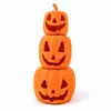 Novo produto transfronteiriço: Decoração de Abóbora Empilhável - Decoração de lanterna de abóbora empilhável para Halloween