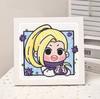 Animación de Dibujos Animados Nueva Pintura de Diamantes Kuromi DIY Juguetes de Pintura de Diamantes Hechos a Mano para Niños con Marco de Fotos Mesa Regalo