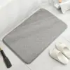 Venta Caliente Transfronteriza Moderna Minimalista Felpudo de Esponja Puerta de Baño Antideslizante Absorbente Alfombrilla para Pies Alfombra de Hogar Alfombrilla de Secado Rápido