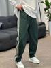 Pantalones Cargo Negros para Hombre Estilo Americano Hiphop Rectos Verano Delgados para Montañismo al Aire Libre Casuales de Pierna Ancha