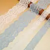 Ribete de encaje elástico hecho a medida de 4.5 cm para ropa, adecuado para proyectos de bricolaje y vestidos; el ribete de encaje se puede teñir a colores personalizados