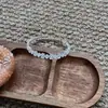 Pulsera Irregular de Zirconia Gypsophila Heavy Industry para Mujer, Brazalete Abierto Exquisito de Lujo Ligero de Gama Alta, Accesorio de Diseño de Nicho