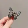 Pinza Mariposa Estéreo Suave Retro Tocado de Hada Pasador Elegante Pasador de Gama Alta Pasador Pequeño para el Cabello