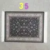 Suministro directo de fábrica alfombra persa de doble cara con borlas para alfombrilla de ratón de personalidad creativa (se puede añadir publicidad)