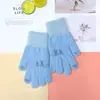 Guantes de Lana Tejidos con Tacto Cálido para Adultos para Otoño e Invierno, Guantes de Lana para Estudiantes con Protección contra el Frío, Guantes Protectores de Lana para Ciclismo al Aire Libre