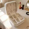 Caja de Embalaje para Joyería con Cremallera de Terciopelo Transfronteriza Caja de Almacenamiento de Joyería de Terciopelo Caja para Pendientes, Collares, Anillos