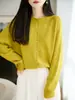 Cárdigan de Punto con Cuello Redondo y Volantes para Mujer Chaqueta Casual Suave de Manga Larga para Mujer Ropa de Abrigo Holgada Adelgazante para Primavera y Otoño