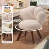 Silla de Maquillaje con Respaldo Ergonómico Silla de Oficina Silla de Escritorio Madera Maciza Giratoria Silla para Computadora Dormitorio de Niñas