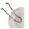 Collar de Arcilla Blanda de Colores Dulces Dopamina con Cuentas para Mujer, Dulce y Elegante, Cadena para Clavícula Versátil de Lujo Ligero de Nicho al por Mayor