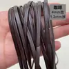 Tiras de Puntada de Prensa Hechas a Mano Color Café 80% de Descuento para Ropa, Cinta de Borde de Material PU para Ropa y Decoración del Hogar