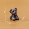 Fábrica de Artesanías Chen Jun Adornos de Micro Paisaje de Musgo Combinación de Muñeco de Oso Lindo Adornos de Ensamblaje DIY