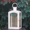 Portavelas Adorno Romántico Vintage de Hierro Forjado Estilo Europeo, Linterna de Pie a Prueba de Viento, Soporte para Velas, Accesorios de Boda, Linterna Guía para Caminos