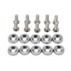 Modificación de coche JDM tornillo arandela barra delantera y trasera tornillo de refuerzo M6 tornillo arandela decoración arandela de una sola capa Universal