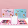Set de Pintura para Niños de 208 Piezas Set de Pintura con Plumas de Acuarela Suministros Culturales Regalo de Jardín de Niños