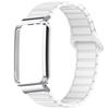 Para Pulseira do Relógio Mi Band 9pro Pulseira de Relógio com Fecho Magnético em Forma de I Pulseira de 8pro com Três Contas Caixa de Metal 7pro