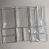 Caja divisoria para cajón de cosméticos Caja de almacenamiento incorporada para lápiz labial y brochas de maquillaje Caja de almacenamiento transparente Caja organizadora rectangular para artículos varios