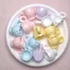 Nuevos Accesorios de Resina con Forma de Flor Estéreo de Colores Materiales Hechos a Mano DIY Llavero Decoración para Funda de Teléfono Móvil Venta al por Mayor