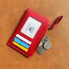 Billetera Pequeña Cross-Border Color Block 2026 para Mujer, Monedero de Alta Gama, Estilo Japonés Patrón Lichi, Ranuras Múltiples para Tarjetas, Portamonedas y Tarjetas