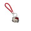 Llavero de cuerda trenzada creativo de la serie Hello Kitty de Amazon, colgante de coche creativo Dunhuang de cuero con dibujos animados