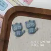 Colar Pingente de Gato Desenho Animado Fofo Versátil Olhos Grandes para Mulheres DIY Colar Pulseira Acessório para Pendurar em Bolsa