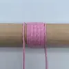Em estoque corda de poliéster 2mm com núcleo torcido, corda de guarda-chuva mesclada, puxador de bolsa, tecelagem manual, corda para pendurar DIY, decoração de cauda de puxar à prova de vento, pingente de gota