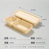 Caja de Embalaje Desechable, Lonchera Biodegradable de Almidón de Maíz, Lonchera de 456 Compartimentos, Lonchera para Llevar, Desechable Comercial