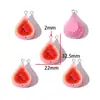Brinquedos de Frutas e Comida 3D Coloridos DIY Criativos Feitos à Mão Acessórios para Presilha de Cabelo com Cola de Creme Peças de Resina Venda por Atacado