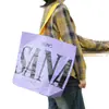 Bolsas de Palha Tecidas com Logo Personalizado para Roupas, Publicidade, Exposições, Eventos, Compras, Presentes, Bolsas de Palha Estampa de Cobra, Bolsas Chamativas