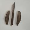 Cuchillo Plegable Portátil 168 Mini Cuchillo de Fruta Acero Especial Cuchillo Pequeño de Acero Acero Inoxidable Cortador para Exterior