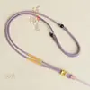 Cordón para Collar DIY con Mantra de Seis Caracteres, Amuleto de Buda Dorado Tejido a Mano, Colgante de Jade de Cera de Abeja, Cordón para Colgar en el Cuello, Unisex