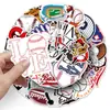 50 Adesivos de bagagem esportiva de beisebol Graffiti à prova d'água Mala Laptop Adesivos decorativos