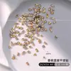 Set Mixto de Pedrería para Uñas con Base Plana Mismo Estilo que la Influencer Wen Jingling Súper Brillantes Mini Aurora Corazón Irregular Accesorios para Uñas