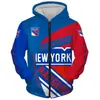 Suéter con cremallera de rugby NFL impresión digital 3D talla europea cárdigan con capucha para hombre camisa de pareja transfronteriza nuevo