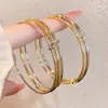 Suministro Transfronterizo Europeo y Americano Elegante con Estilo Nicho Pulsera Brillante Oro Multicapa Apilada Juego de Pulseras para Mujeres Gótico