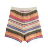 Atacado 2024 colete de crochê para pescoço top de crochê shorts listrados conjunto feminino RR5-4774