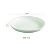 Plato de trigo popular transfronterizo estilo nórdico 20cm plato para dumplings plato para el hogar caja de regalo logotipo imprimible