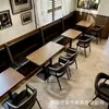 Mesas y Sillas de Estilo Medieval, Cabinas para Restaurantes Occidentales, Juegos de Mesa y Sillas de Comedor tipo Sofá, Tabernas, Bares, Cafeterías, Mesas y Sillas para Tiendas