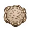 Série de Natal Adesivos de Selo de Cera Bronze Antigo para Envelopes, Convites, Garrafas de Vinho e Decoração de Presentes