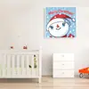 Pintura de diamantes 5D niños caricatura Papá Noel Diamante redondo de cristal diy bordado de diamantes tamaño diamante 18x18