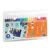 Marcador Acrílico de Moda Base Agua Secado Rápido Núcleo de Algodón Bolígrafo Acrílico Pintura Cerámica Pintura Impermeable Arte Pincel de Acuarela