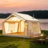 Barraca Inflável All-In-One Transfronteiriça, Equipamento de Acampamento à Prova de Chuva e Impermeável para Exterior, Barraca de Cumeeira Inflável Automática