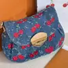 Bolso de Hombro Nuevo de Moda y Popular Serie Cereza para Mujer, Bolso Cruzado de Moda y Versátil