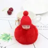 KOOROL - Llavero con forma de bola de pelo de bebé durmiendo, muñeco de peluche, llavero para bolso de coche